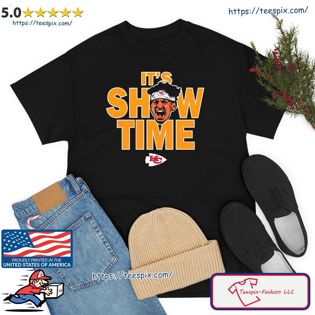 Kansas City Chiefs Patrick Mahomes Red It's Showtime Shirt - Peanutstee