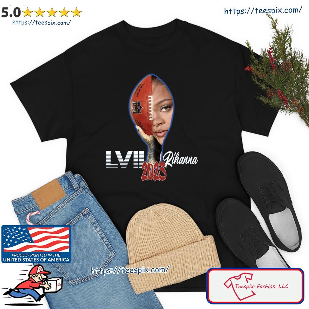 Super Bowl 2023 Rihanna Football Shirt ⋆ Vuccie