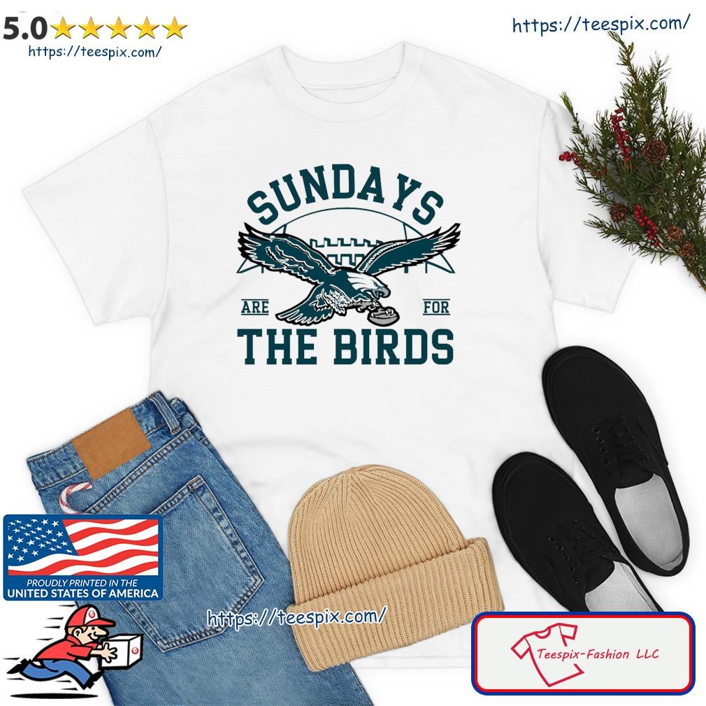 Sundays Are for The Birds Philly Pa Classic Vintage Style Unisex Adult & Youth Kids T-Shirt Moisture Wicking