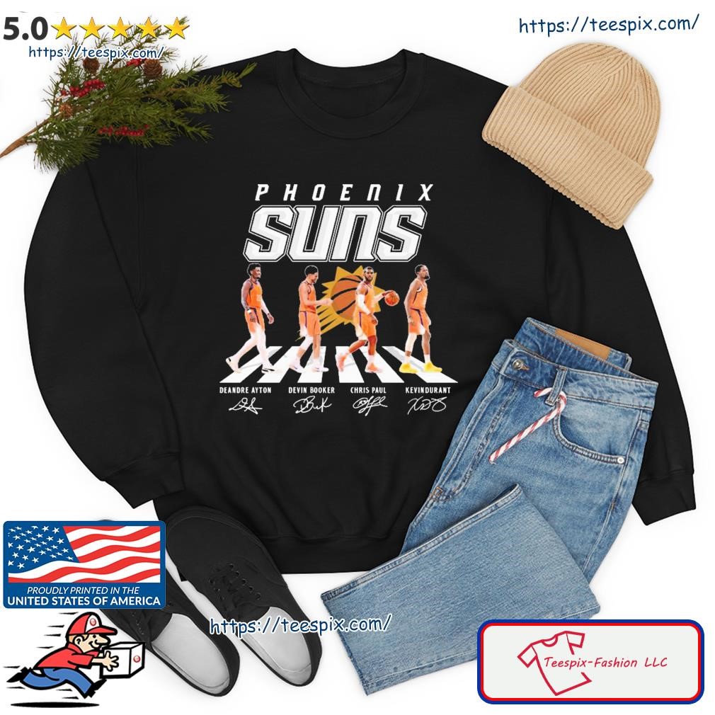 Phoenix Suns Basketball Team Abbey Road 2023 Signatures Shirt sweater.jpg