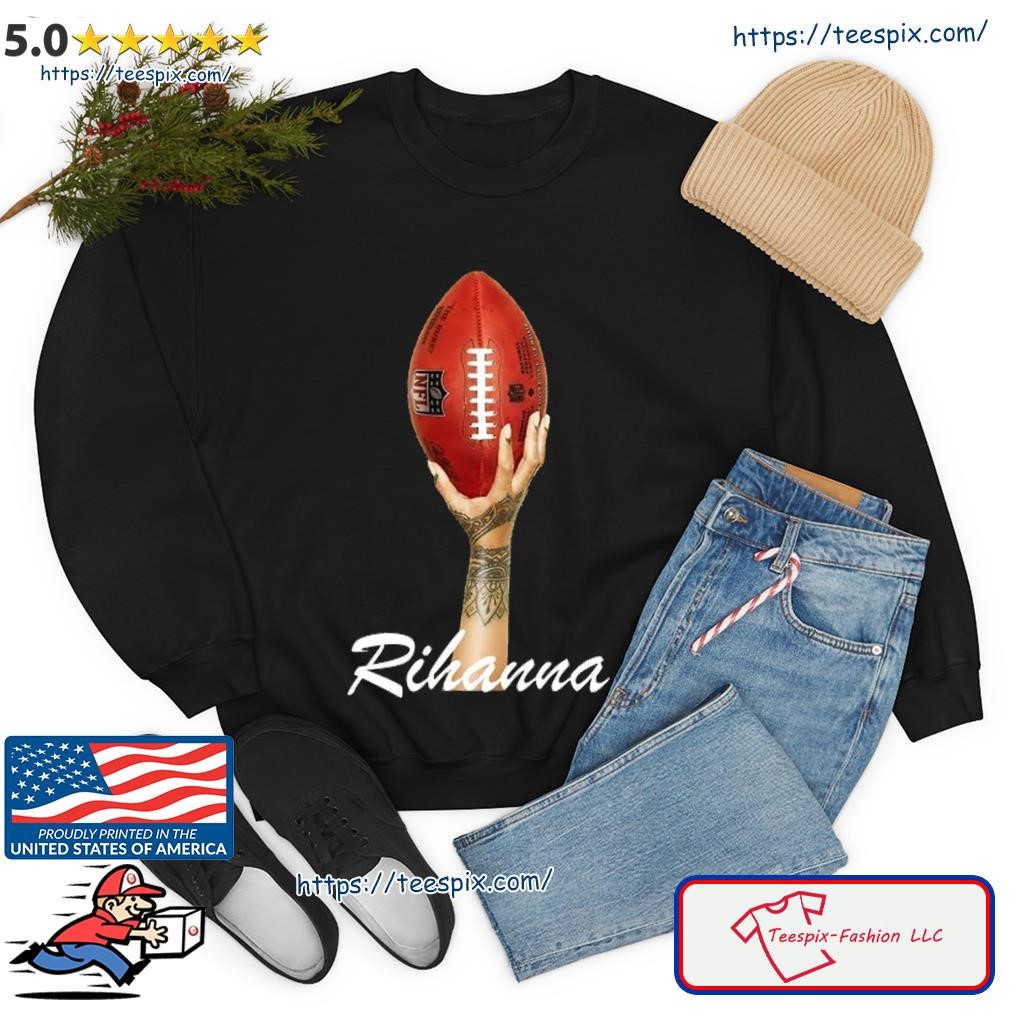 Rihanna Super Bowl 2023 Rihanna Football T-Shirt - Peanutstee