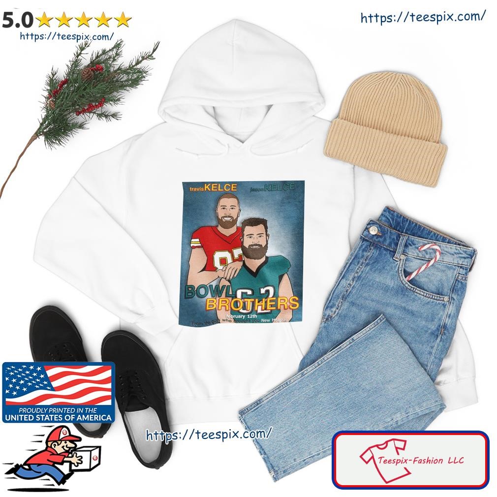 Kelce brothers Jason Kelce and Travis Kelce exchange clothes shirt, hoodie,  sweater, long sleeve and tank top