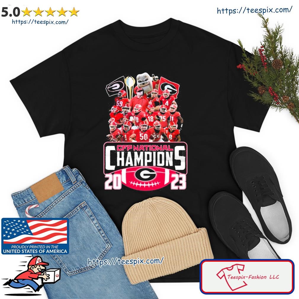2023 CFP National Champions Georgia Bulldogs Players Shirt