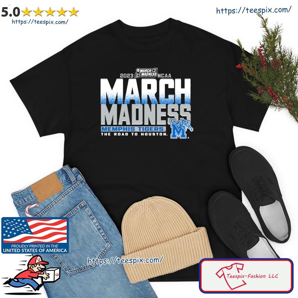 2023 NCAA March Madness Memphis Tigers The Road To Houston Shirt