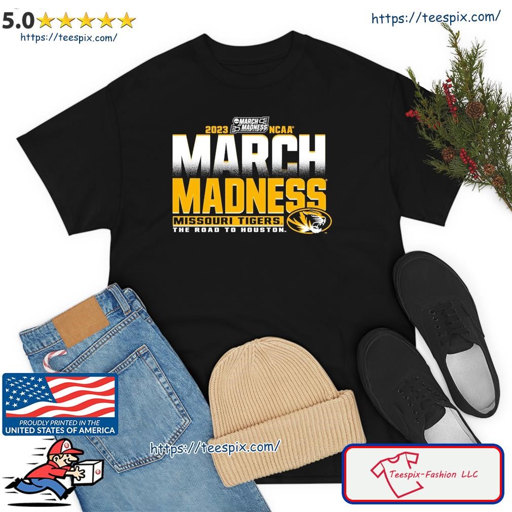 2023 NCAA March Madness Missouri Tigers The Road To Houston Shirt