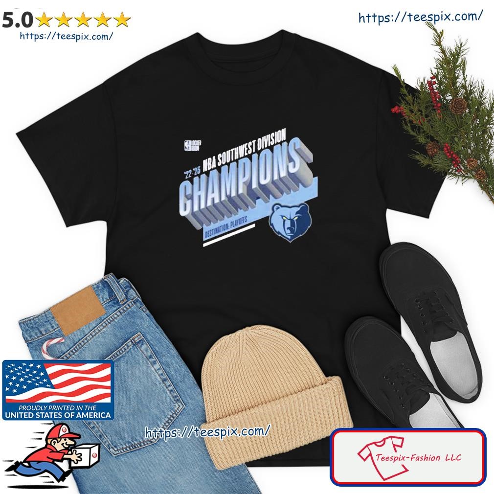 2023 Nba Southwest Division Playoffs Champions Memphis Grizzlies Shirt