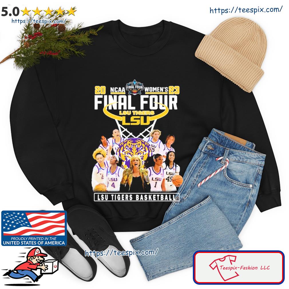 2023 Ncaa Women's Final Four Team Player LSU Tigers Basketball Shirt sweater