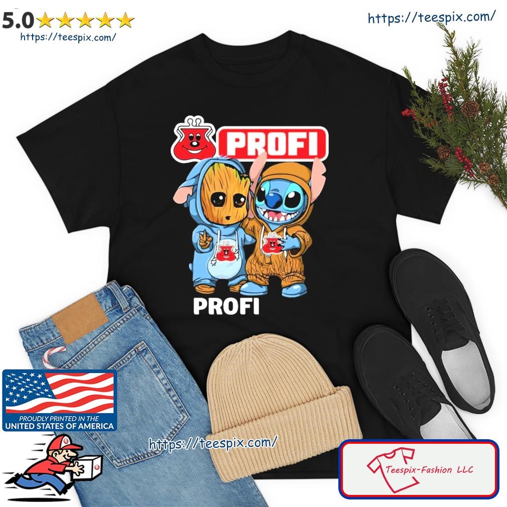 Baby Groot And Baby Stitch Profi Shirt
