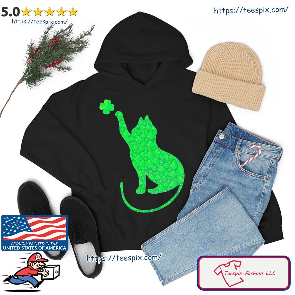 Cat St Patrick’s Day Shamrock Shirt hoodie.jpg