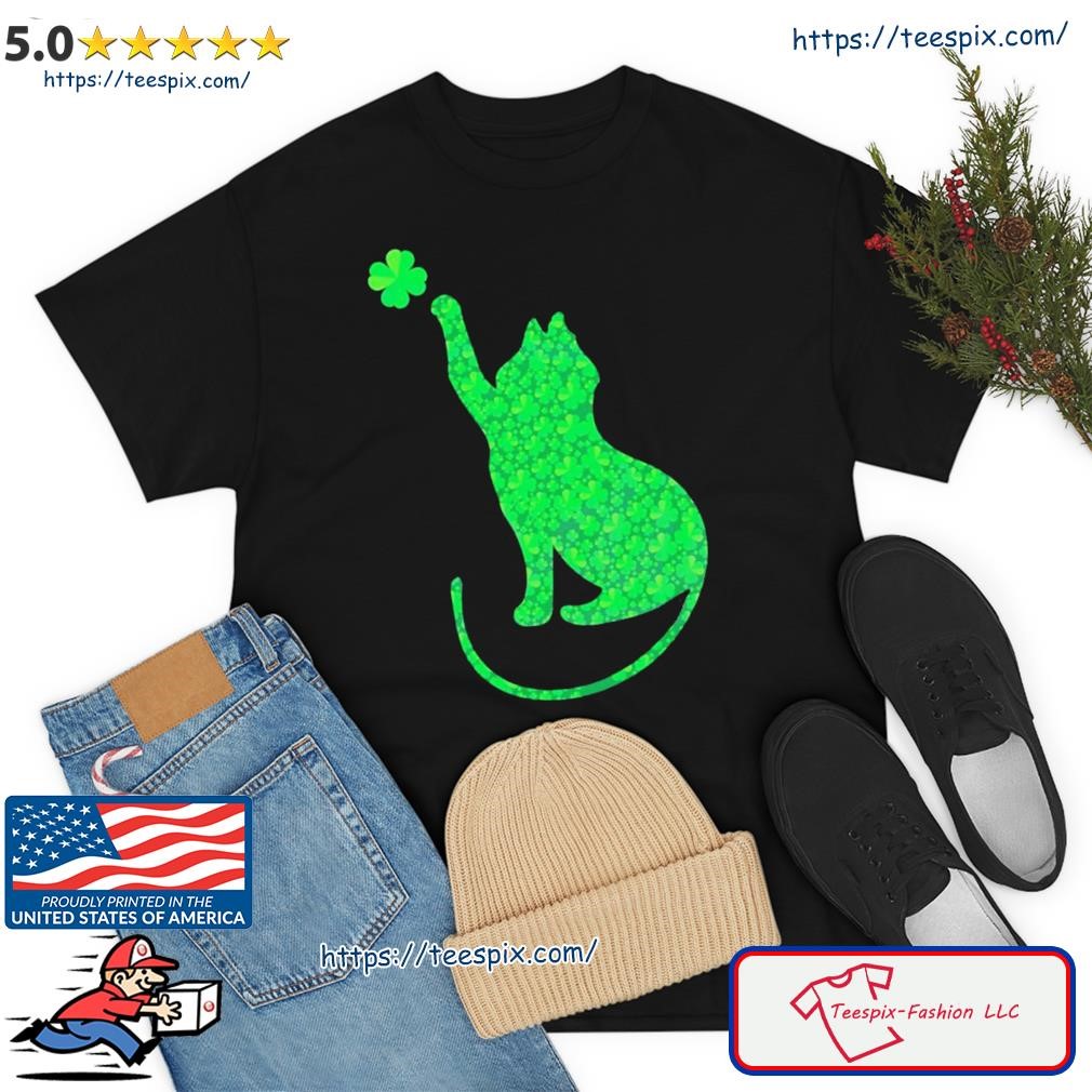 Cat St Patrick’s Day Shamrock Shirt
