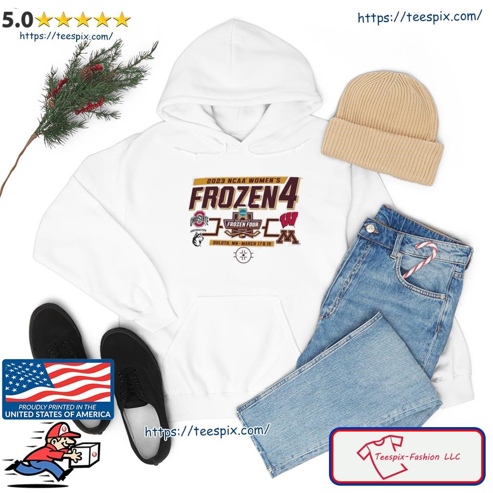 Duluth, MN NCAA Women's Ice Hockey 2023 Frozen Four shirt hoodie.jpg