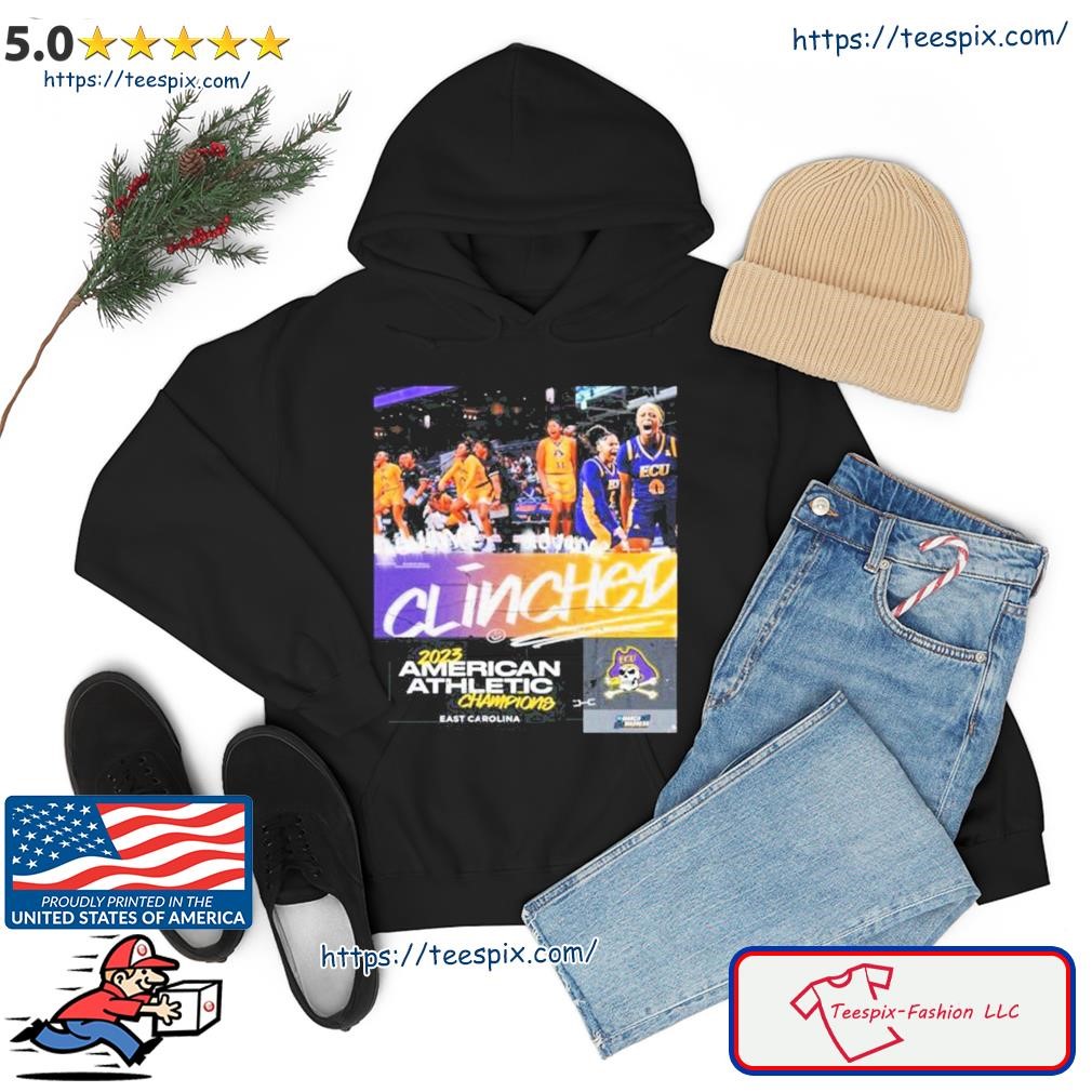 East Carolina Pirates Womens Basketball Are 2023 American Athletic Conference Champions Vintage Shirt hoodie.jpg