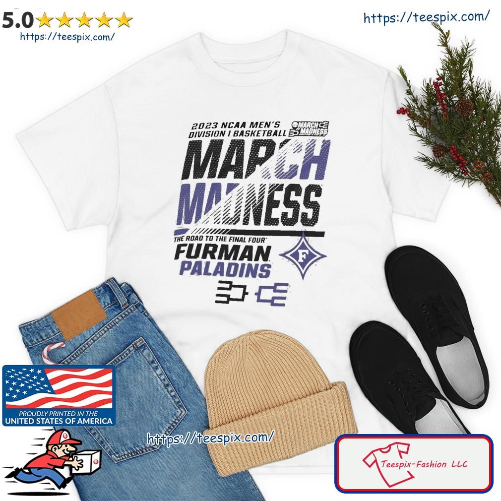 Furman Men's Basketball 2023 NCAA March Madness The Road To Final Four Shirt
