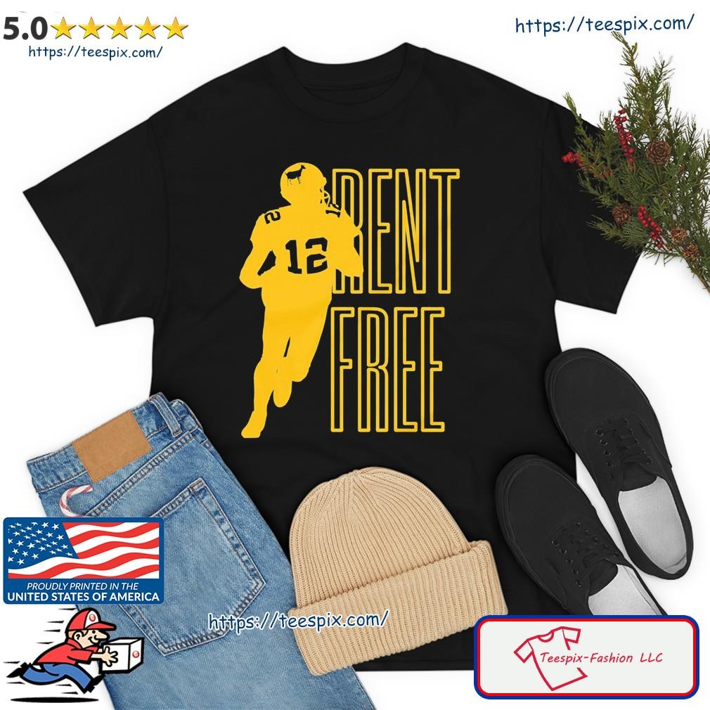 Green Bay Packers Aaron Rodgers Rent Free Shirt