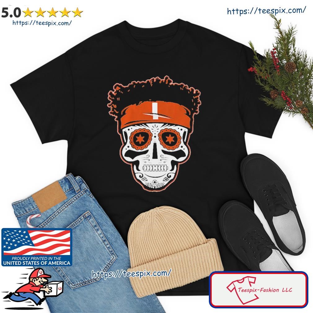 Justin Fields Sugar Skull Shirt