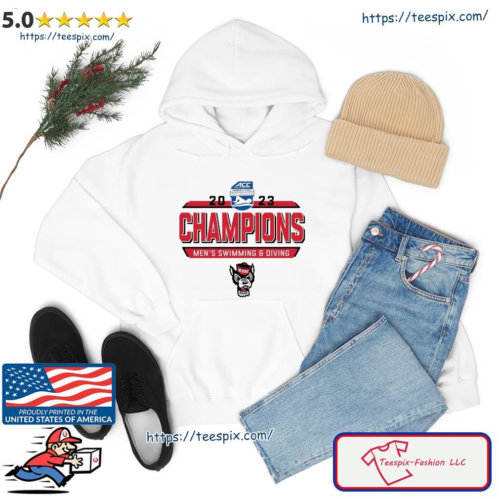 NC State Men's Swimming and Diving 2023 ACC Champions Shirt hoodie.jpg