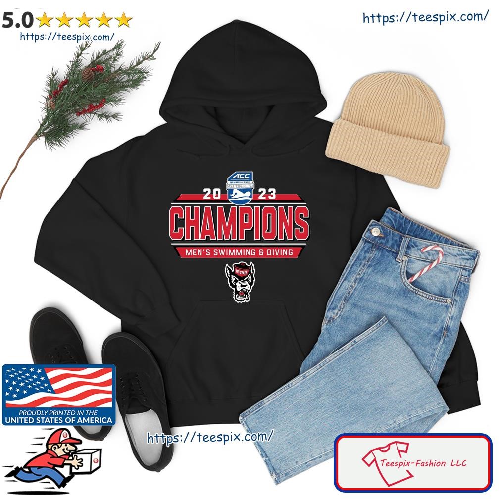 NC State Wolfpack 2023 ACC Men's Swimming and Diving Champions hoodie.jpg