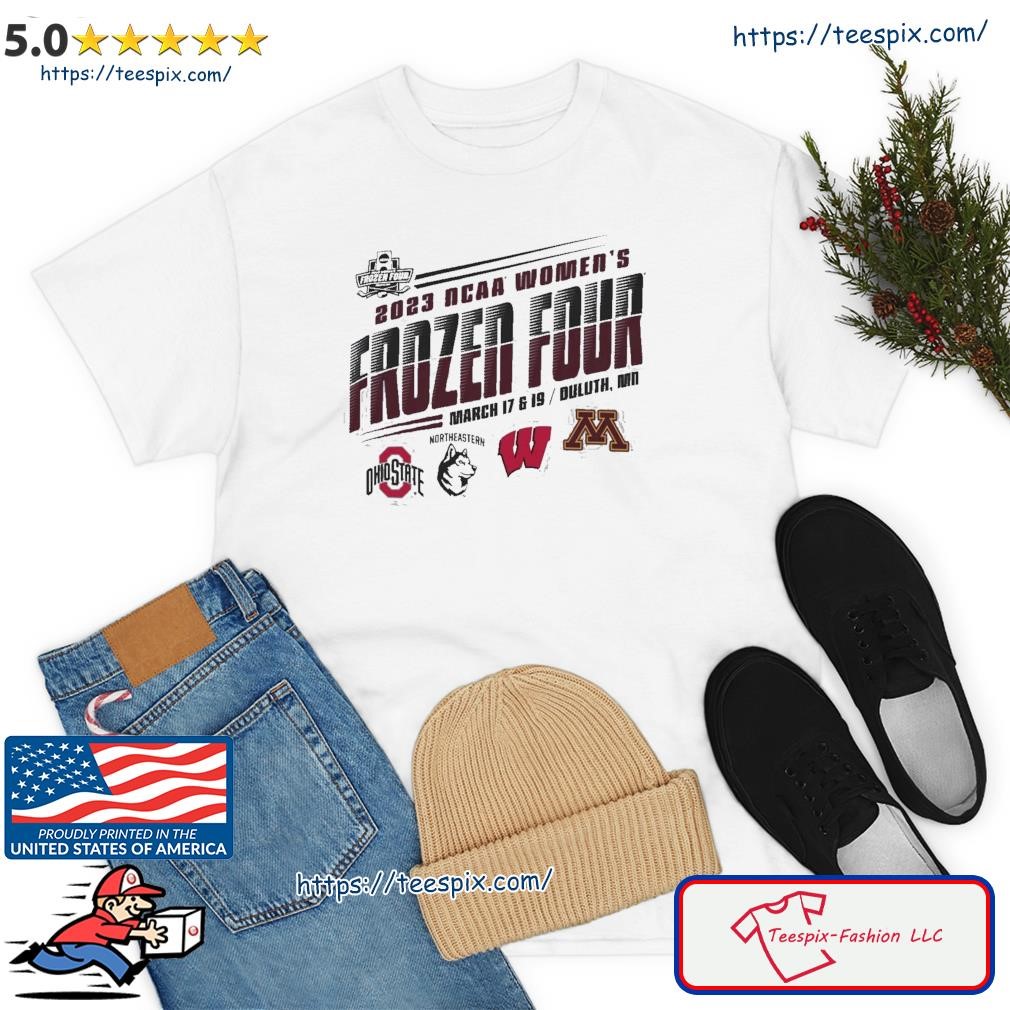 National Collegiate Women's Ice Hockey Frozen Four 2023 shirt
