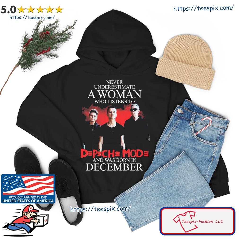 Never Underestimate A Woman Who Listens To And Was Born In December Shirt hoodie.jpg