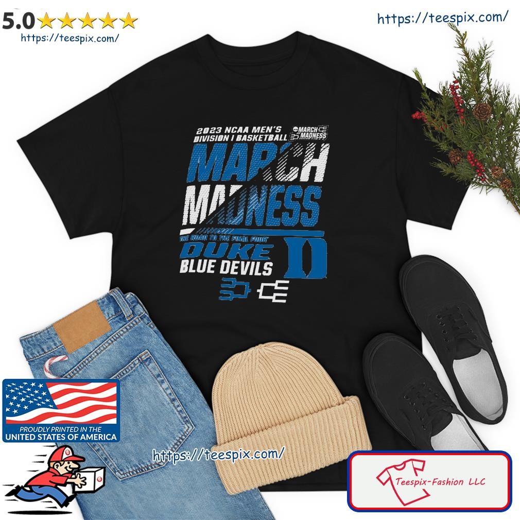 Nice duke Men's Basketball 2023 NCAA March Madness The Road To Final Four Shirt