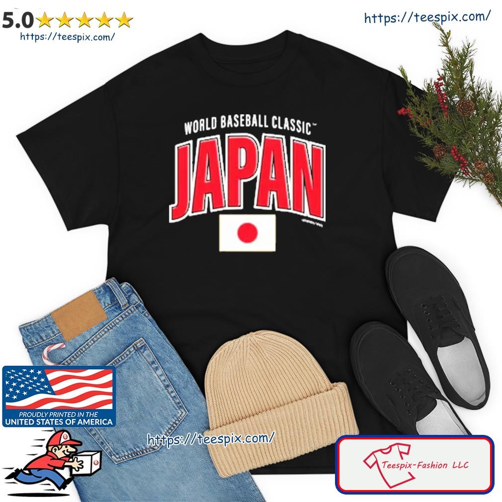 Official Japan Baseball Legends 2023 World Baseball Classic Country Black Long Sleeve Shirt