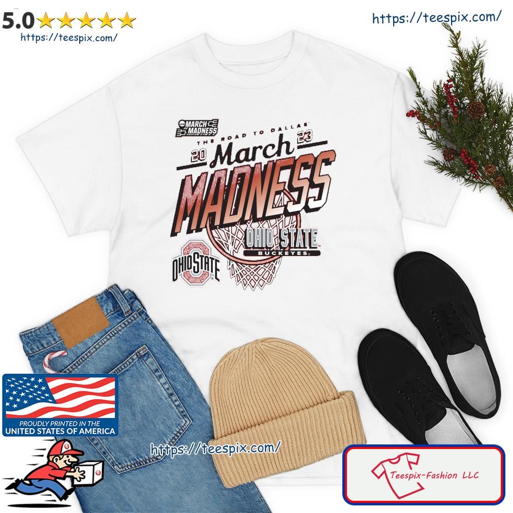 Ohio State Buckeyes Women's Basketball 2023 NCAA March Madness The Road To Dallas Shirt