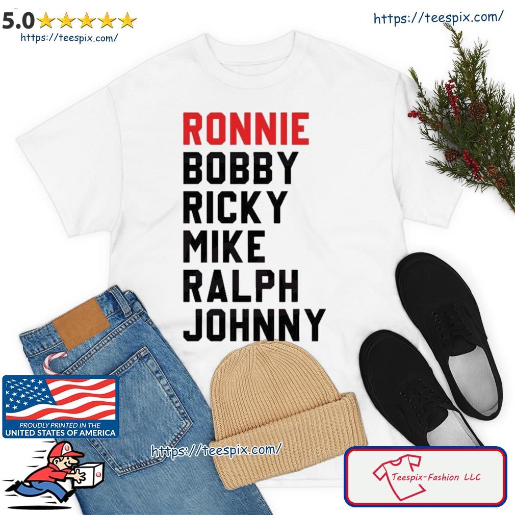 Ronnie Bobby Ricky Mike Ralph And Johnny New Edition Shirt
