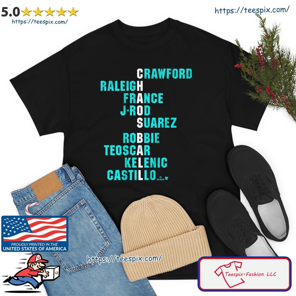 Seattle Mariners Chaos Ball Names Player Shirt