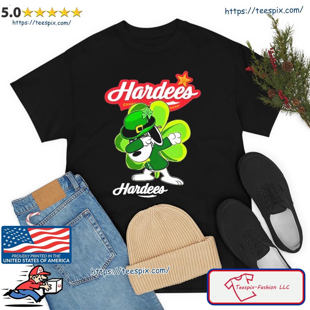 Snoopy Dabbing And Hardee's St Patrick's Day Shirt