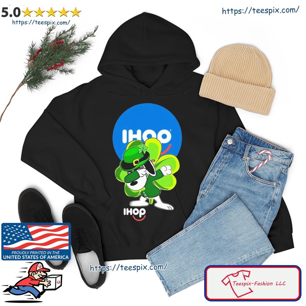 Snoopy Dabbing And Ihop St Patrick's Day Shirt hoodie.jpg