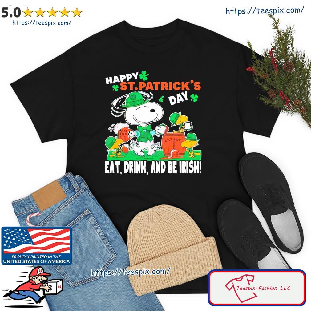 Snoopy Dog Root Beer Saint Patrick’s Day Shirt