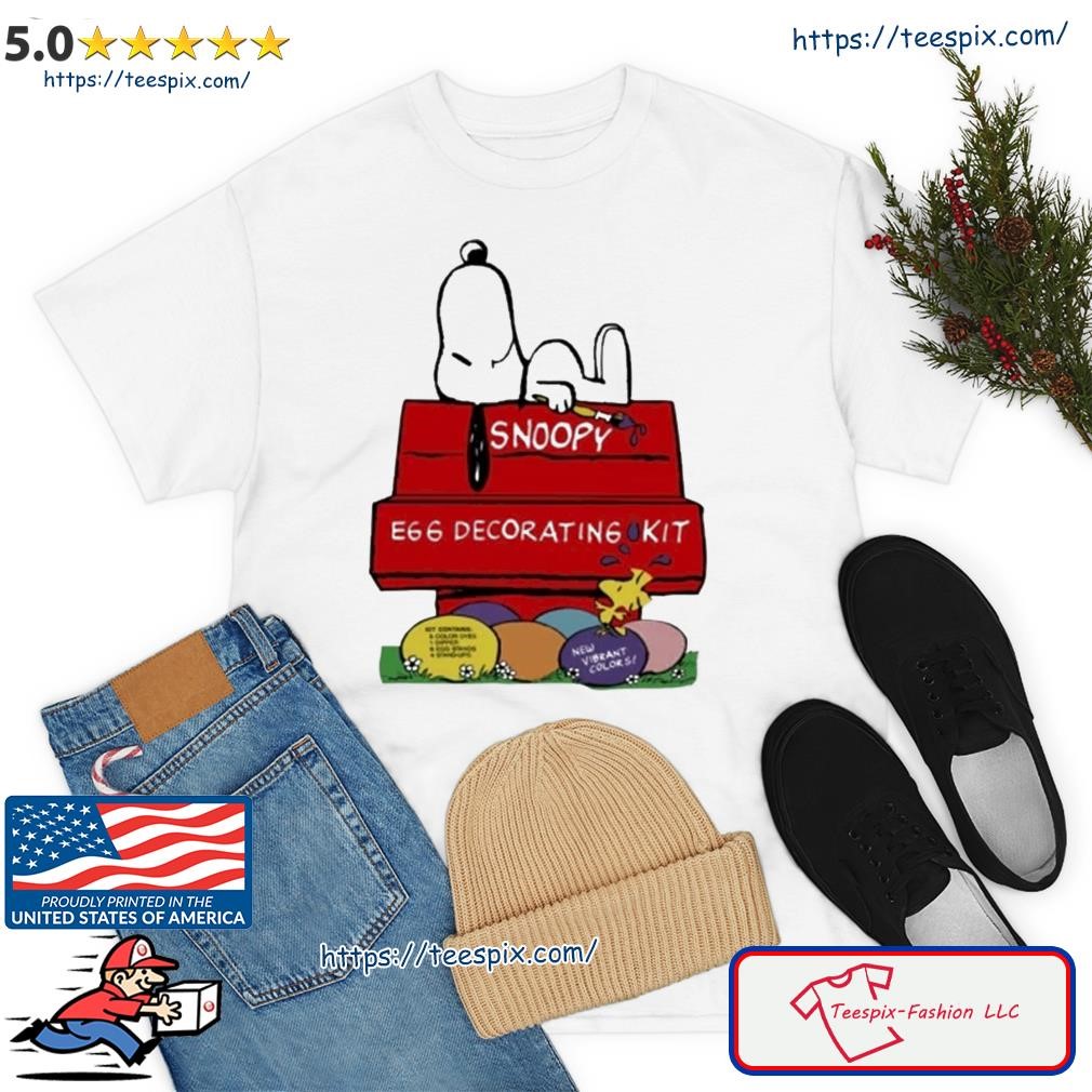 Snoopy E66 Decorating Kit Shirt