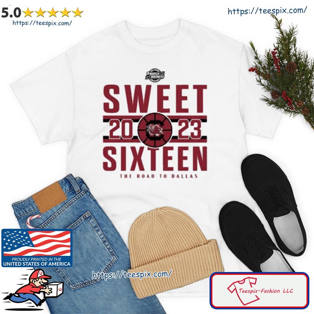 South Carolina Women's Division 2023 Sweet Sixteen The Road To Dallas Shirt