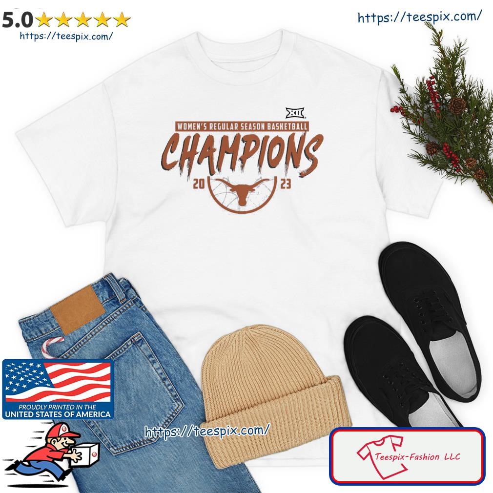 Texas Longhorns Women's Basketball 2023 Big 12 Regular Season Champions Shirt