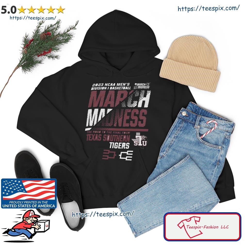 Texas Southern Men's Basketball 2023 NCAA March Madness The Road To Final Four Shirt hoodie.jpg