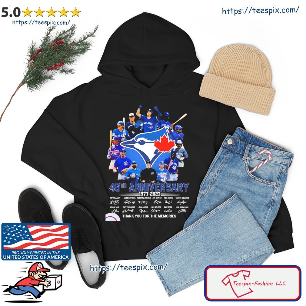 Toronto Blue Jays 46th anniversary 1977-2023 Signatures Shirt hoodie.jpg