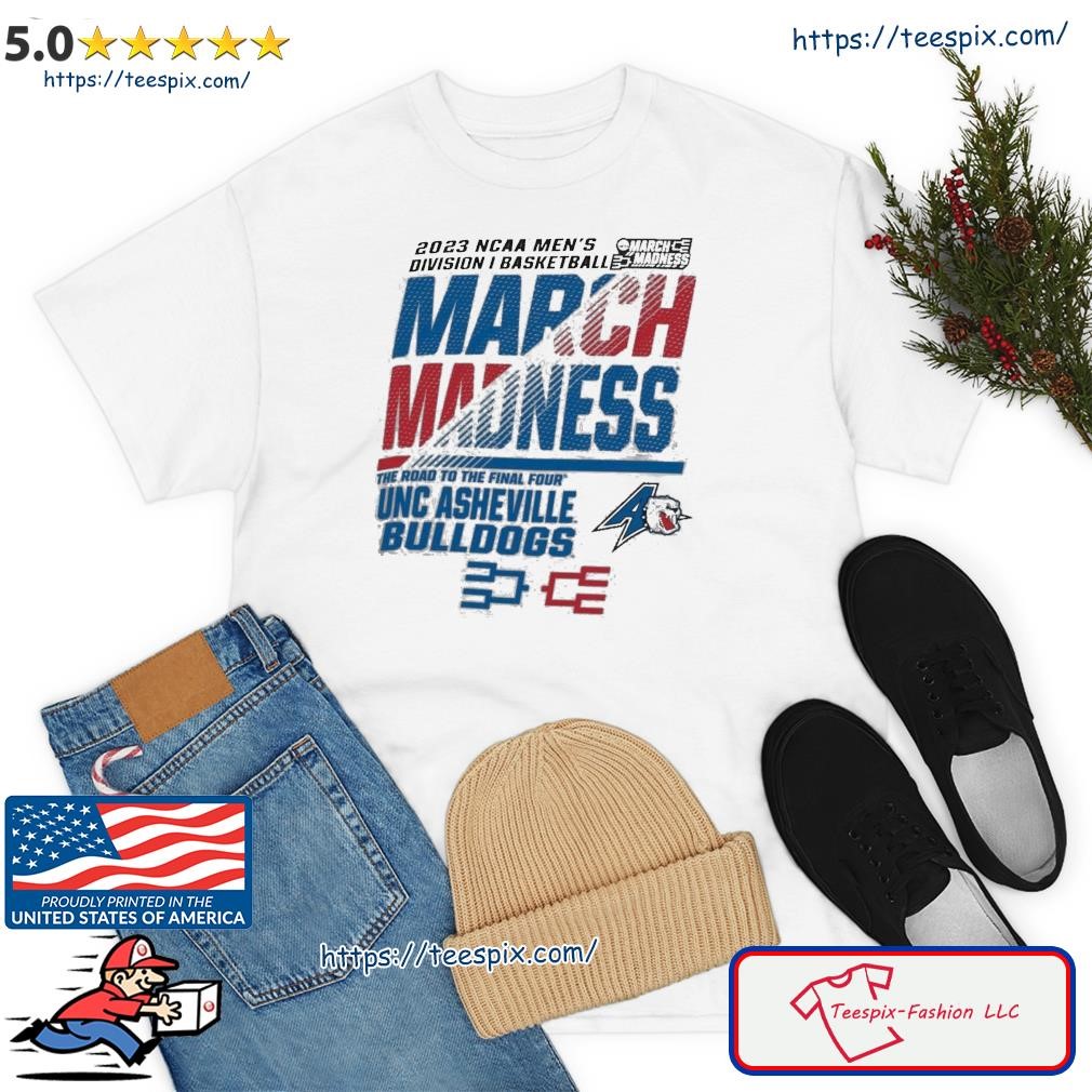UNC Asheville Men's Basketball 2023 NCAA March Madness The Road To Final Four Shirt