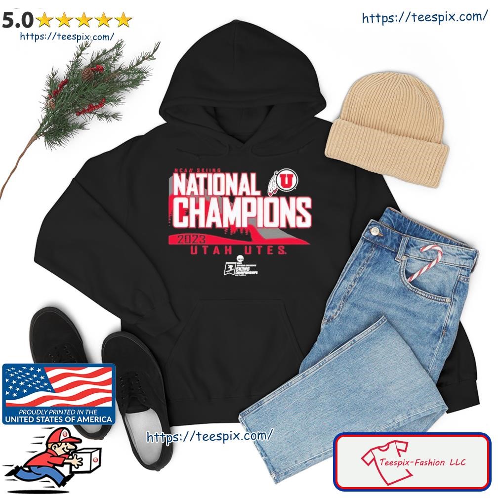 Utah Utes 2023 NCAA Skiing National Champions Shirt hoodie.jpg