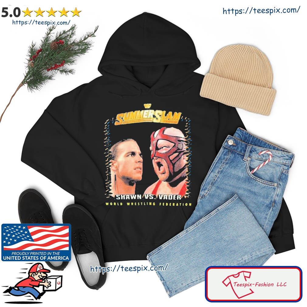 WWE Summer Slam 1996 Shawn Michaels Vader Shirt hoodie.jpg