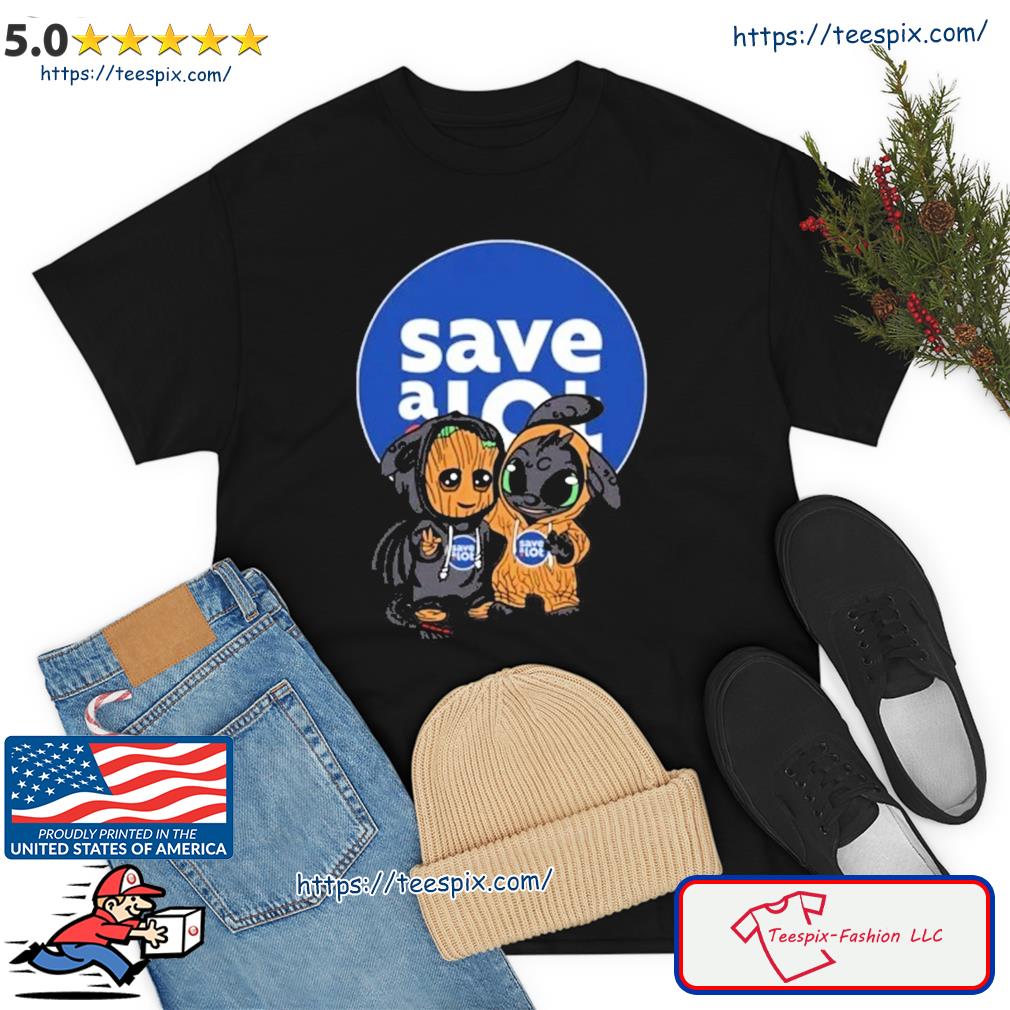 Baby Groot And Baby Night Fury Save A Lot Shirt