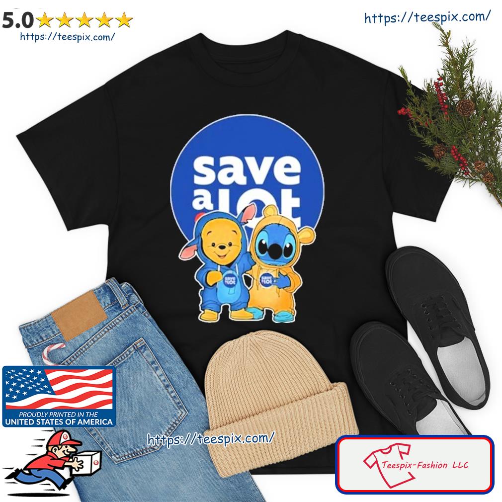 Baby Stitch And Baby Pooh Save A Lot Shirt