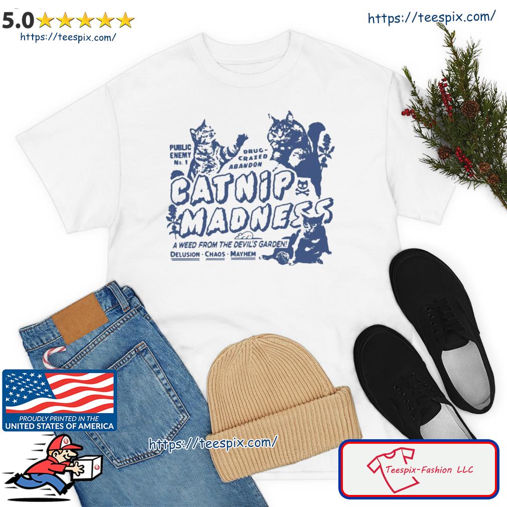 Cat Catnip Madness Crewneck Shirt