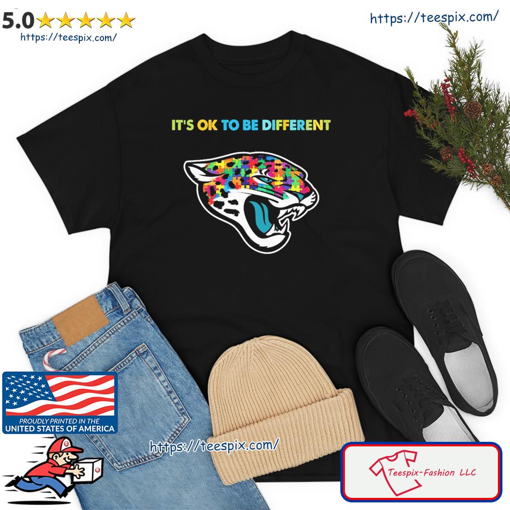 Jacksonville Jaguars It's Ok To Be Different 2023 Shirt