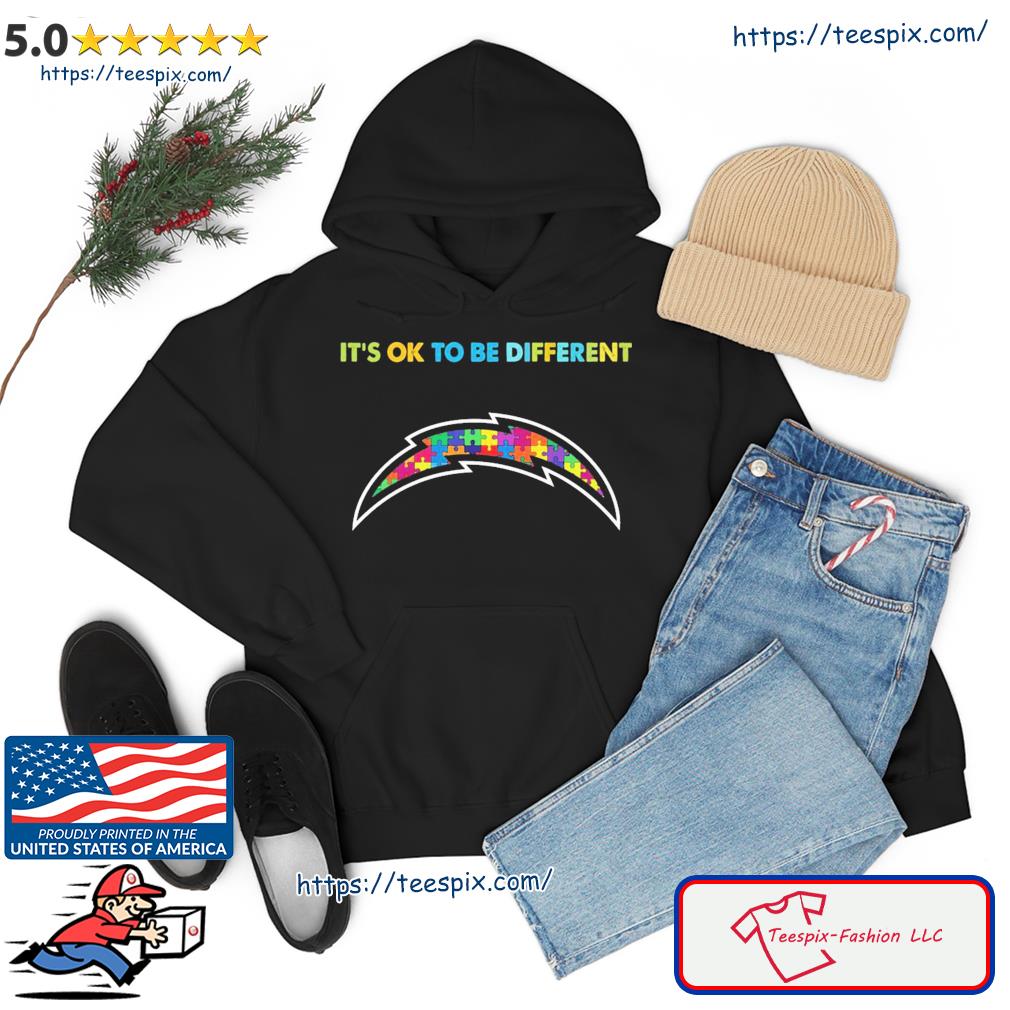Los Angeles Chargers It's Ok To Be Different 2023 Shirt hoodie