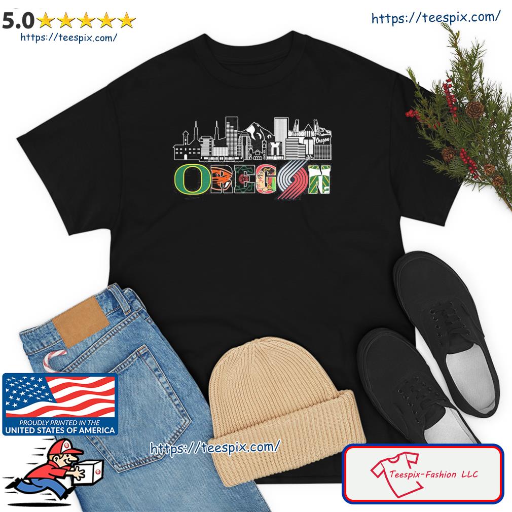 Oregon Sports Teams City Skyline Shirt