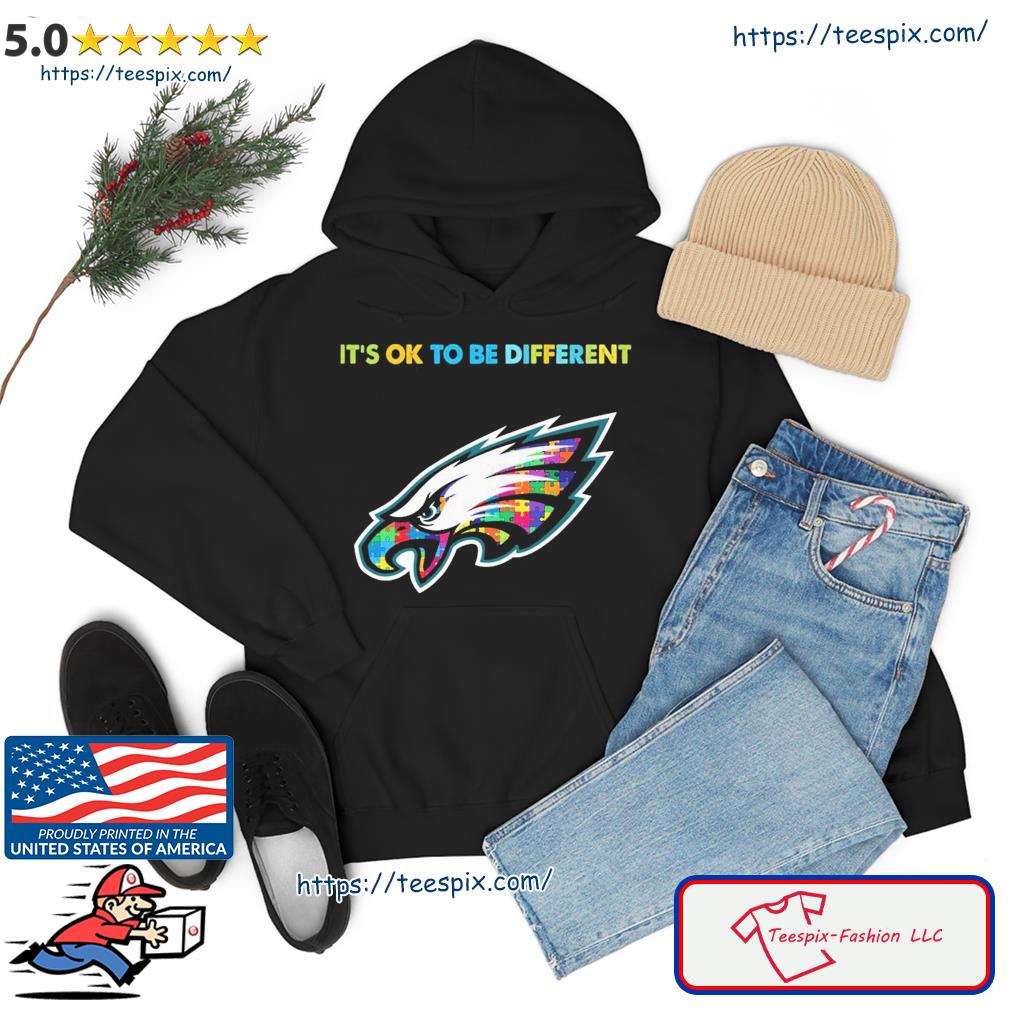Philadelphia Eagles It's Ok To Be Different 2023 Shirt hoodie