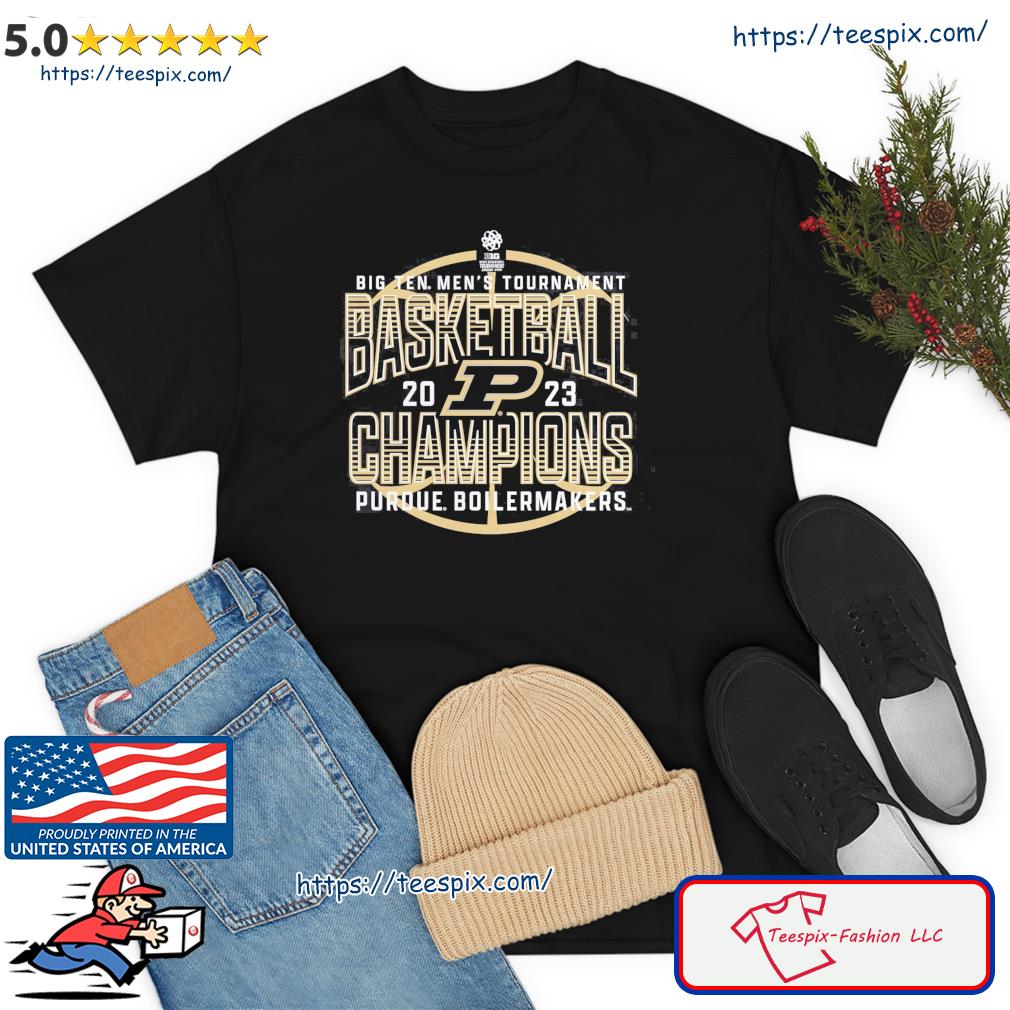 Purdue Men's Basketball 2023 B1G Big Ten Tournament Champions Shirt