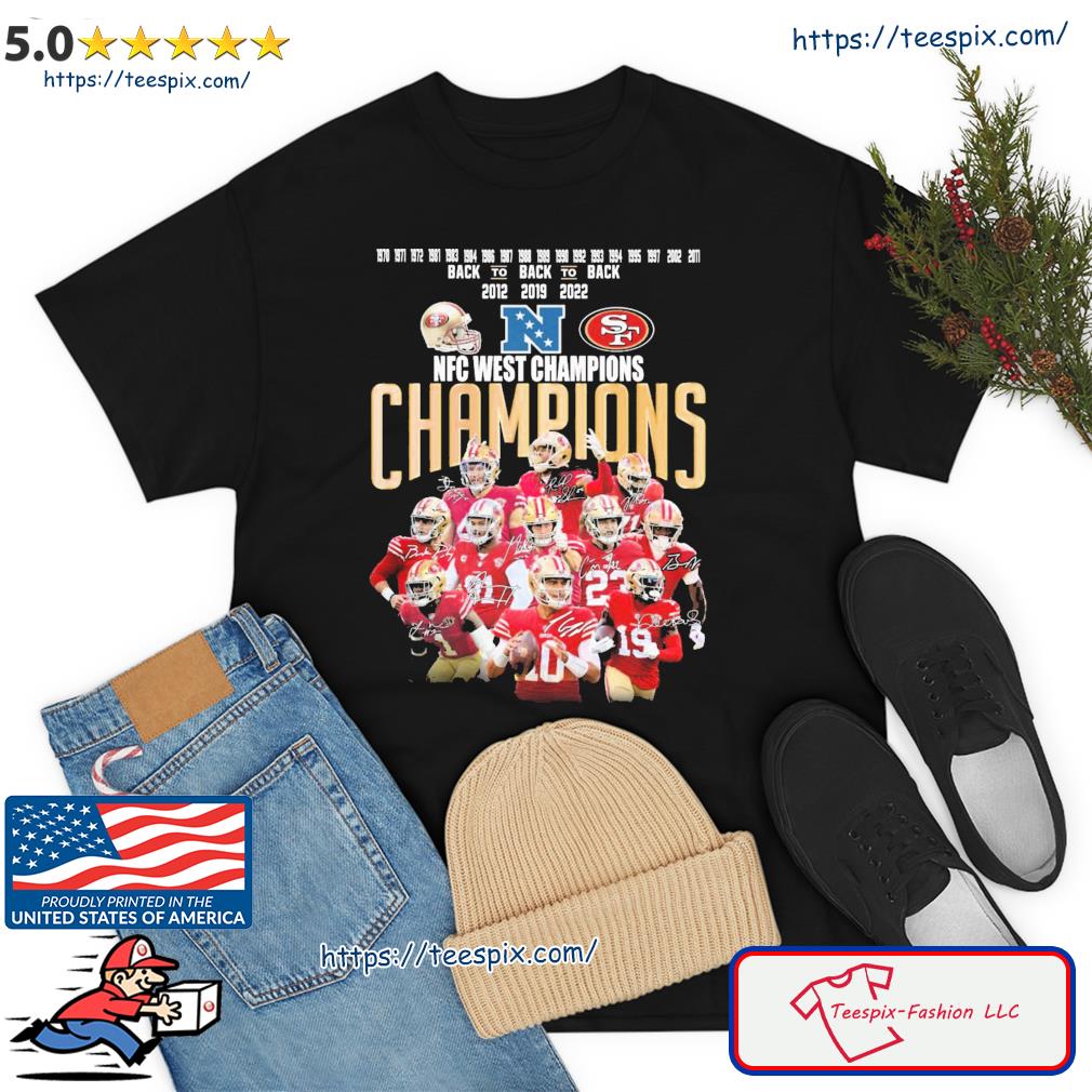 San Francisco 49er Back To Back NFC Champions 2023 Shirt