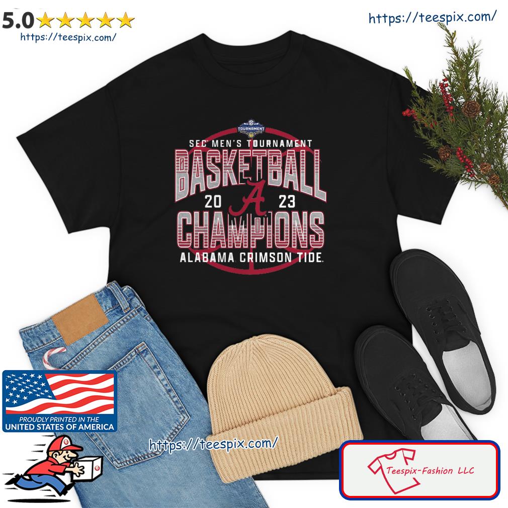 SEC Men's Basketball Tournament 2023 Alabama Crimson Tide Champions Shirt