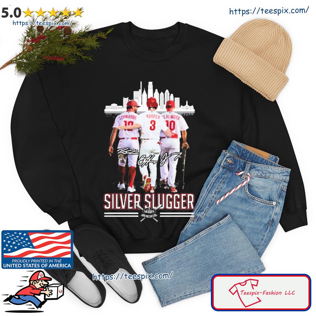 Silver Slugger City Schwarber Harper Realmuto Signature Shirt sweater